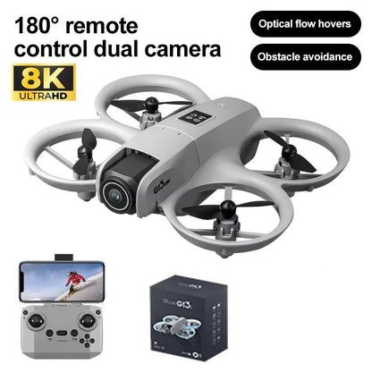 SkyVision Pro 8K GPS Drone with Dual Camera and Obstacle Avoidance