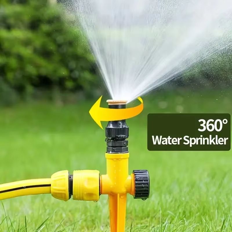 360° Automatic Rotating Garden Sprinkler – Lawn Irrigation Sprinkler & Garden Watering System