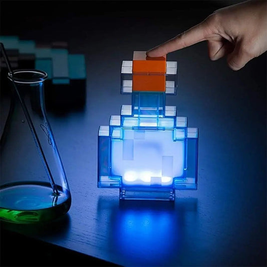 Bottle Night Light Rechargeable LED Night Light for Gaming Room Decor