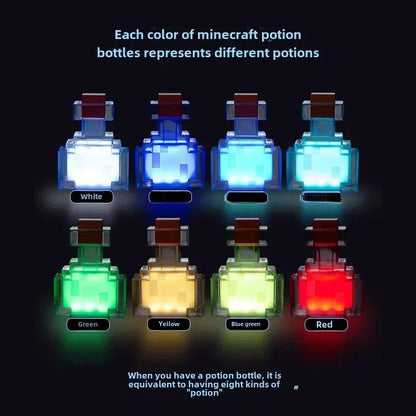 Bottle Night Light Rechargeable LED Night Light for Gaming Room Decor