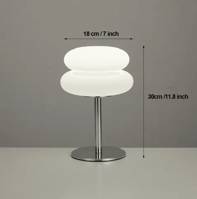 Creamy Style Bedside Table Lamp USB Plug Tri Color Dimming