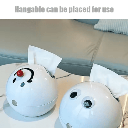 Creative Smiling Face Wall Mounted Toilet Paper Holder Waterproof No Drill Bathroom Tissue Box