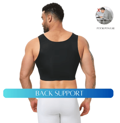 Mens Seamless Compression Shapewear Vest Slim Fit Breathable Body Shaper Tank