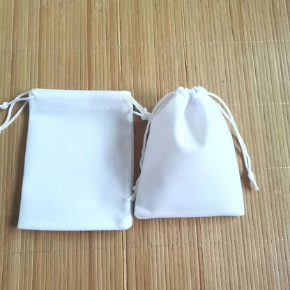 Drawstring Velvet Jewelry Bags – High-Performance Necklace Packaging & Luxury Gift Pouches (100pcs/lot)
