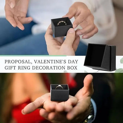 Square Jewelry Display Box – High-Performance Gift Organizer & Luxury Packaging for Rings, Earrings & Bracelets