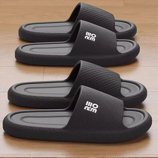 WaveLite Men's Summer Fashion Slippers Comfortable Flat Sandals Non-Slip Indoor Outdoor Slides