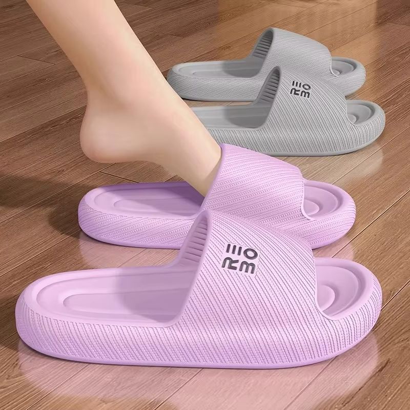 WaveLite Men's Summer Fashion Slippers Comfortable Flat Sandals Non-Slip Indoor Outdoor Slides