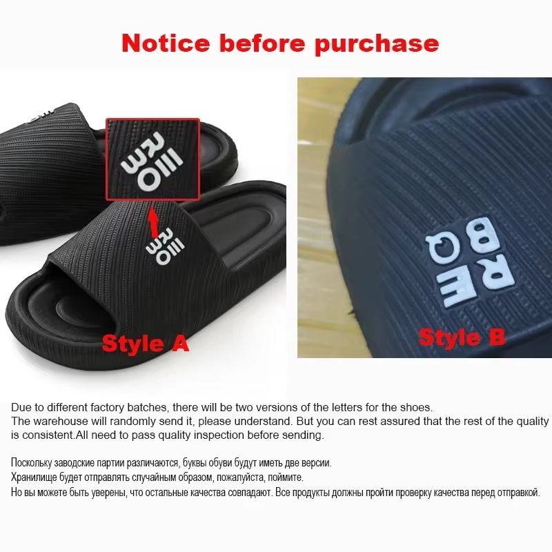 WaveLite Men's Summer Fashion Slippers Comfortable Flat Sandals Non-Slip Indoor Outdoor Slides