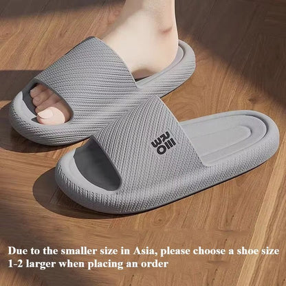 WaveLite Men's Summer Fashion Slippers Comfortable Flat Sandals Non-Slip Indoor Outdoor Slides