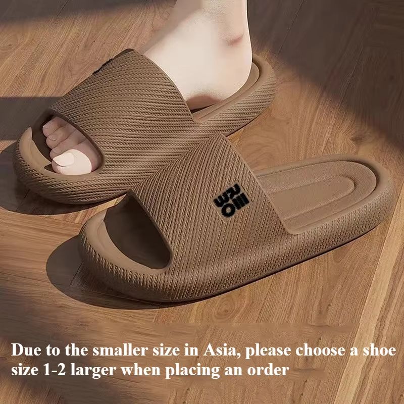 WaveLite Men's Summer Fashion Slippers Comfortable Flat Sandals Non-Slip Indoor Outdoor Slides