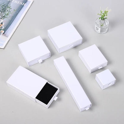 Paper Jewelry Gift Box Set – High-Performance Organizer & Packaging for Rings, Earrings & Wedding Favors (10pcs)
