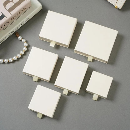 Paper Jewelry Gift Box Set – High-Performance Organizer & Packaging for Rings, Earrings & Wedding Favors (10pcs)