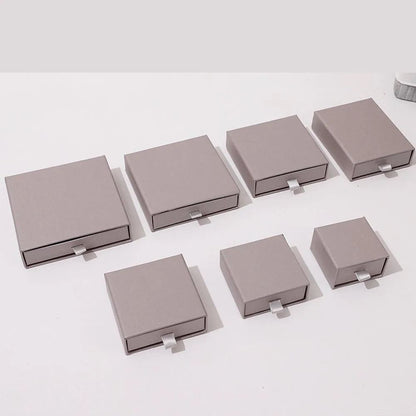 Paper Jewelry Gift Box Set – High-Performance Organizer & Packaging for Rings, Earrings & Wedding Favors (10pcs)