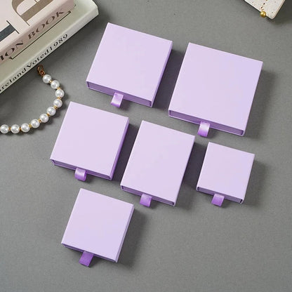 Paper Jewelry Gift Box Set – High-Performance Organizer & Packaging for Rings, Earrings & Wedding Favors (10pcs)