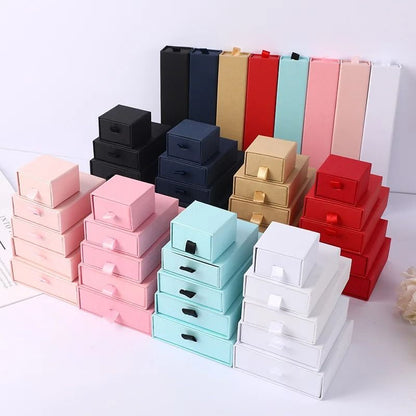 Drawer Jewelry Organizer Box – High-Performance Packing & Display for Rings & Necklaces (12pcs)