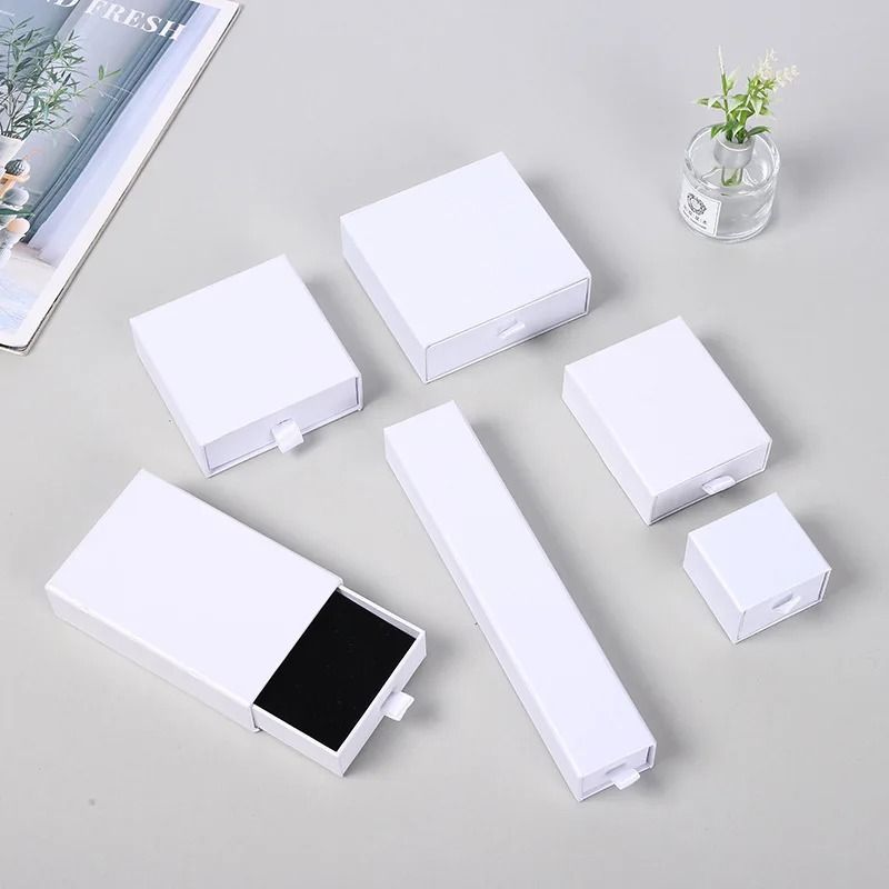 Drawer Jewelry Organizer Box – High-Performance Packing & Display for Rings & Necklaces (12pcs)