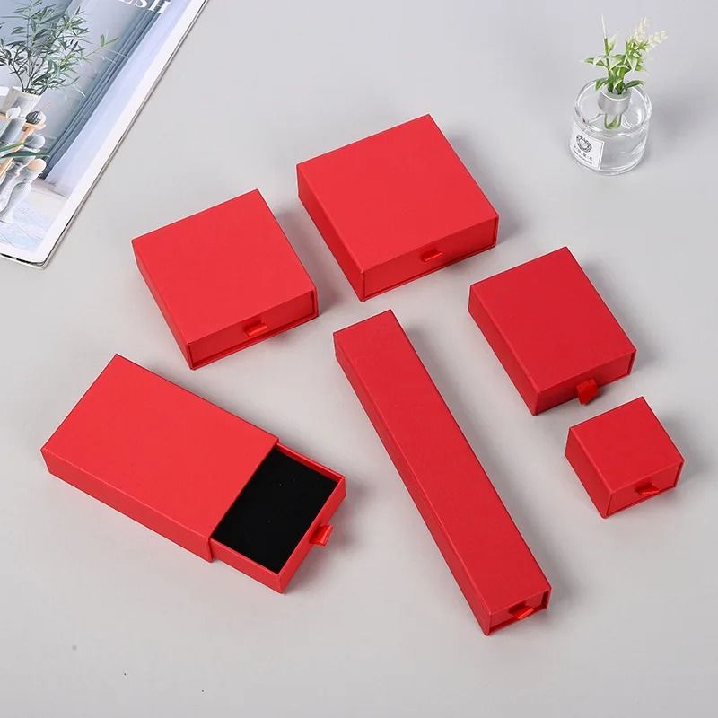 Drawer Jewelry Organizer Box – High-Performance Packing & Display for Rings & Necklaces (12pcs)