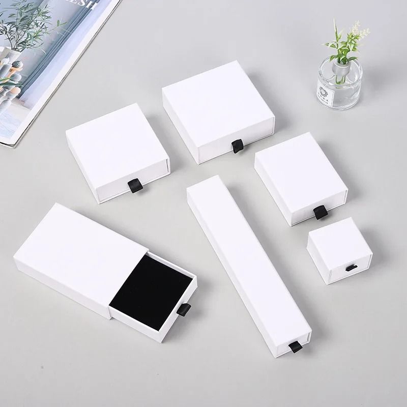 Drawer Jewelry Organizer Box – High-Performance Packing & Display for Rings & Necklaces (12pcs)