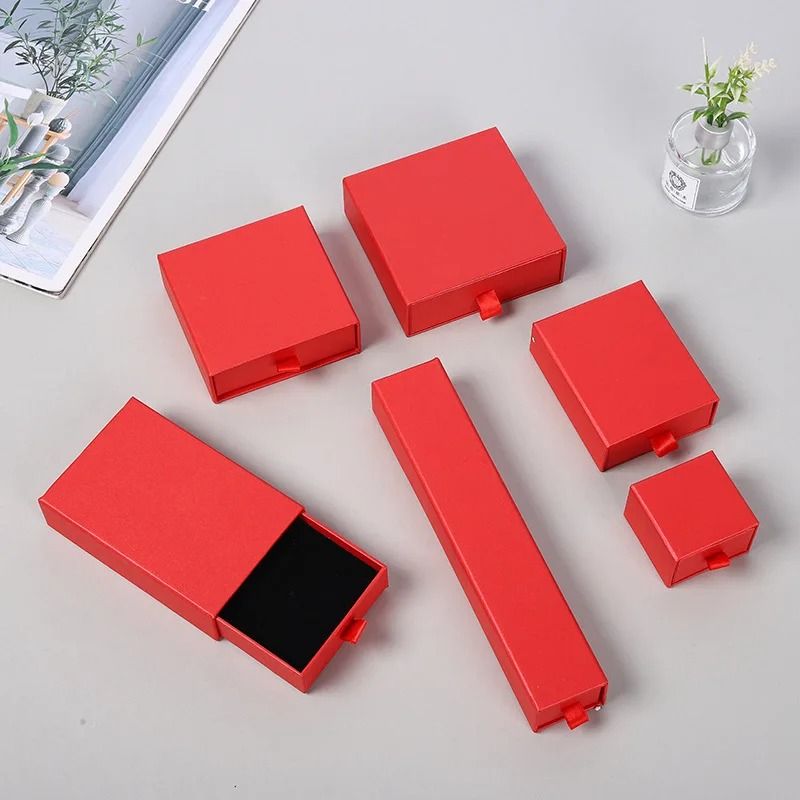 Drawer Jewelry Organizer Box – High-Performance Packing & Display for Rings & Necklaces (12pcs)