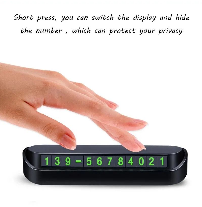 Car Temporary Parking Card – High-Performance Telephone Number Plate for Elite Auto Organization
