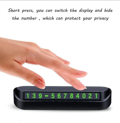 Car Temporary Parking Card – High-Performance Telephone Number Plate for Elite Auto Organization