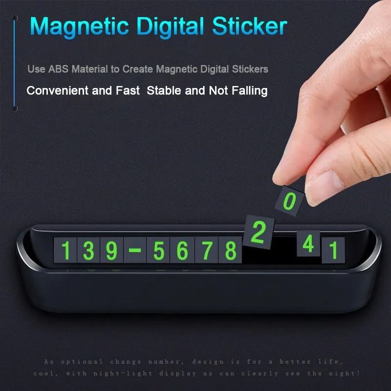 Car Temporary Parking Card – High-Performance Telephone Number Plate for Elite Auto Organization
