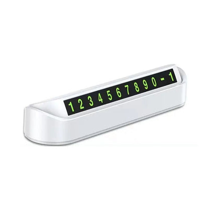Car Temporary Parking Card – High-Performance Telephone Number Plate for Elite Auto Organization