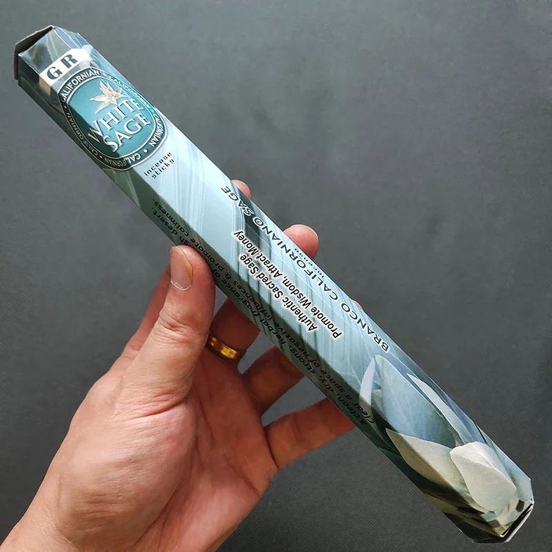 White Sage Incense Sticks for Meditation and Home Fragrance 20 Pieces