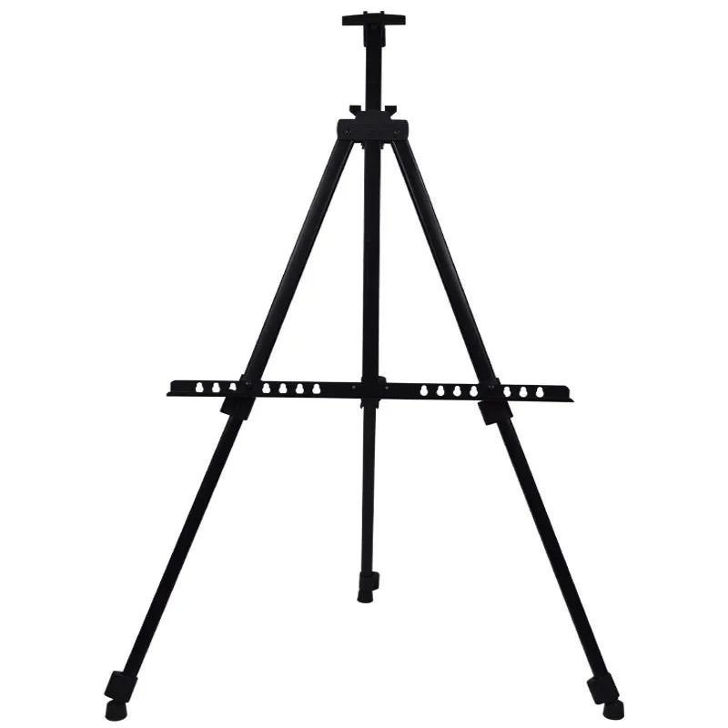 Aluminum Alloy Sketch Easel – Heavy-Duty Adjustable Tripod Stand with Horizontal Support & Travel Bag