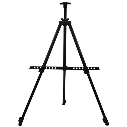 Aluminum Alloy Sketch Easel – Heavy-Duty Adjustable Tripod Stand with Horizontal Support & Travel Bag