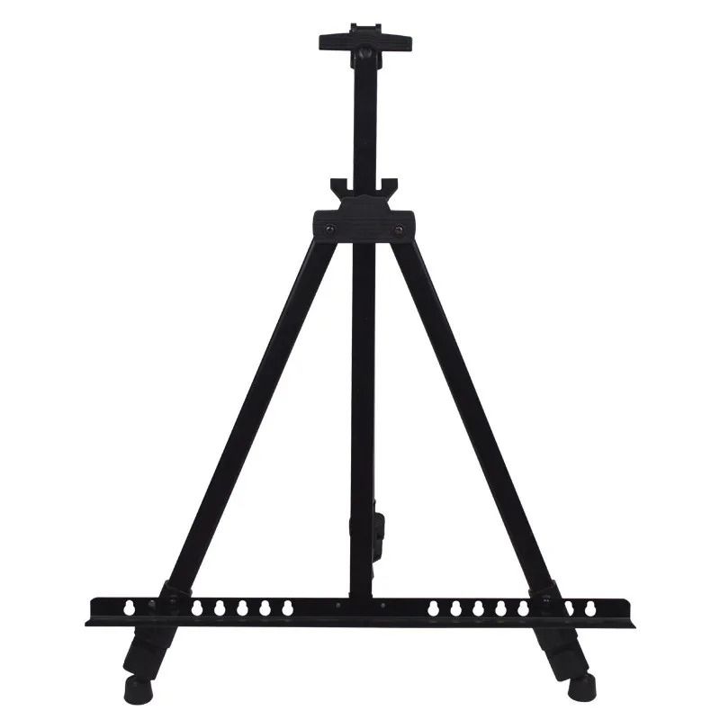 Aluminum Alloy Sketch Easel – Heavy-Duty Adjustable Tripod Stand with Horizontal Support & Travel Bag