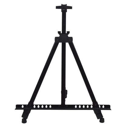 Aluminum Alloy Sketch Easel – Heavy-Duty Adjustable Tripod Stand with Horizontal Support & Travel Bag