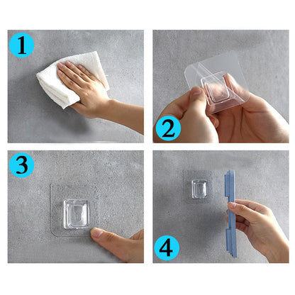 Storage rack soap rack rack, no punching double-layer soap box, non-marking paste