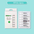 white 6pcs