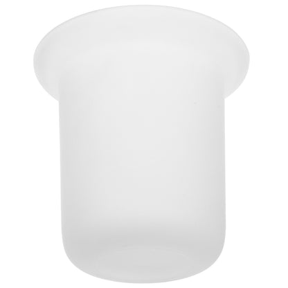 Toilet Brush Storage Base, Bathroom Cup for Frosted Glass Toilet Brush