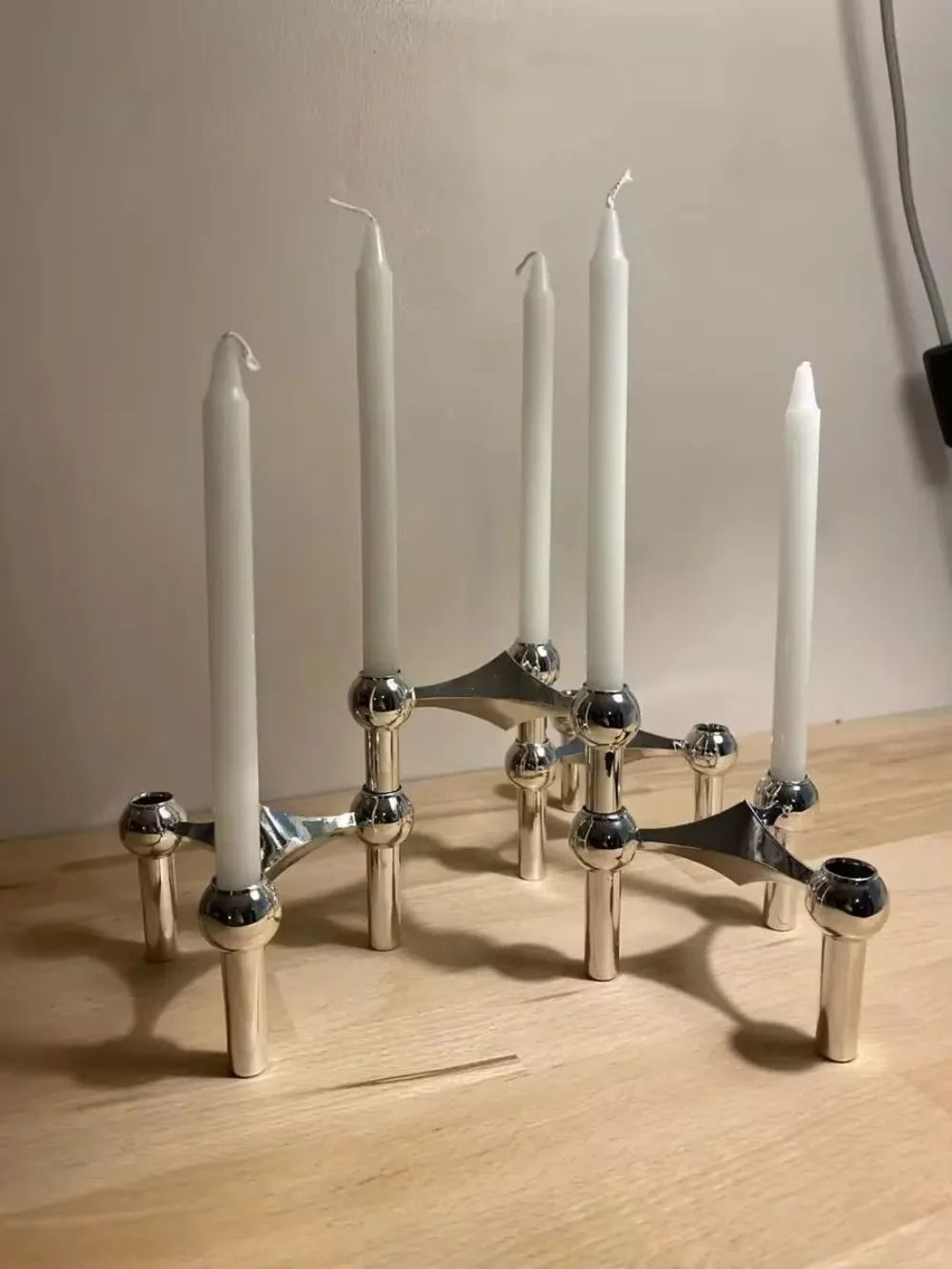 Molecular Structure Nordic Candle Holder