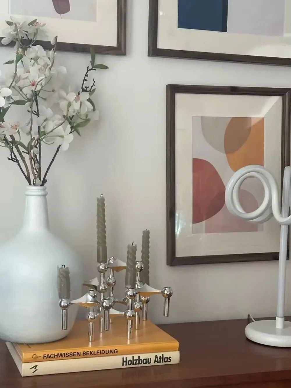Molecular Structure Nordic Candle Holder