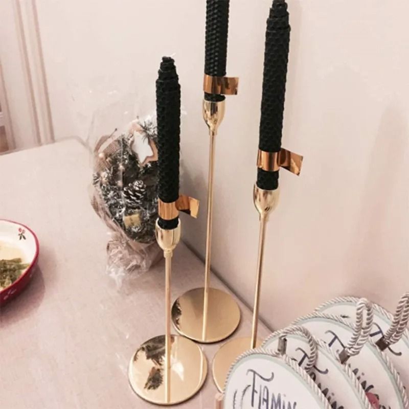 Chinese Style Metal Candle Holders