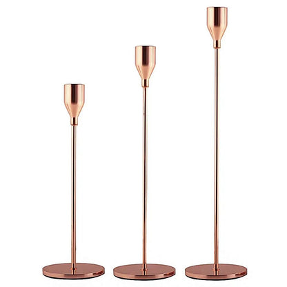 Chinese Style Metal Candle Holders