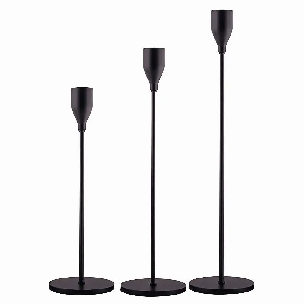 European Style Metal Candle Holder Set