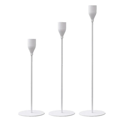 European Style Metal Candle Holder Set