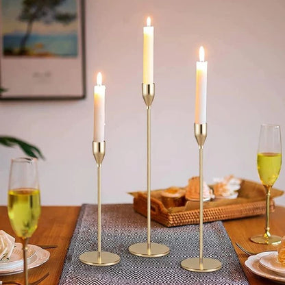 European Style Metal Candle Holder Set