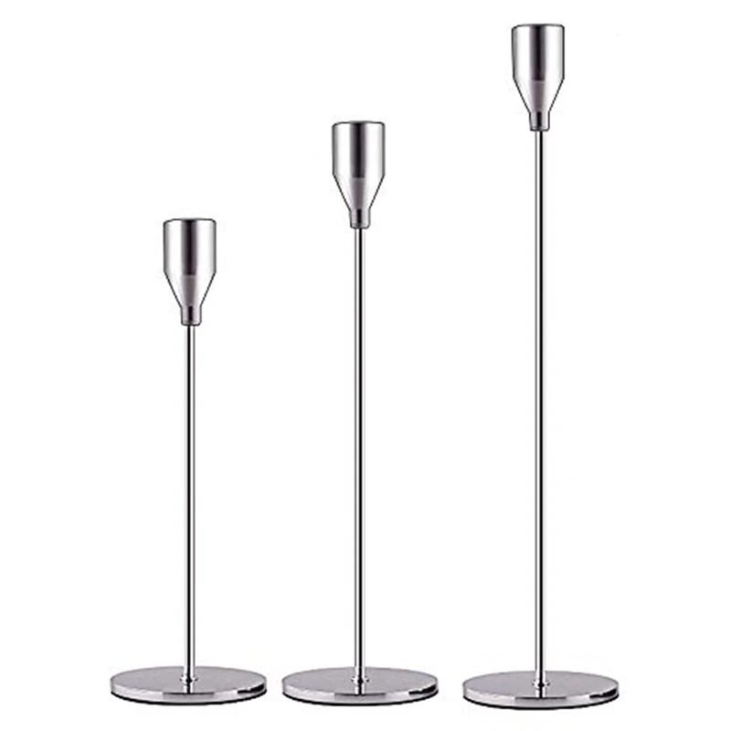 European Style Metal Candle Holder Set