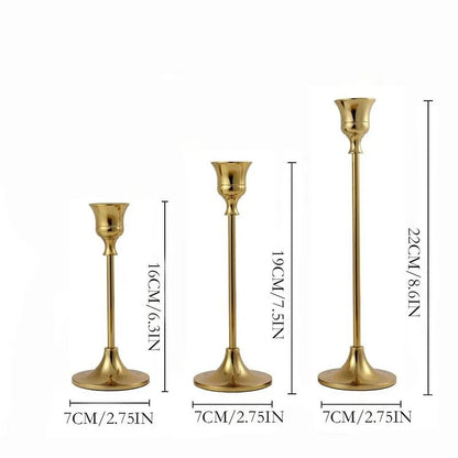 Minimalist Metal Taper Candlestick