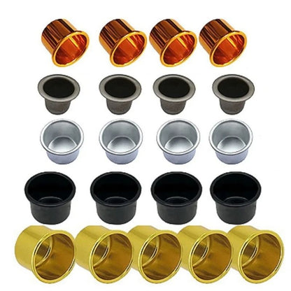 Metal Candle Drip Protectors (10-Piece Set)