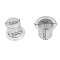 silver 11.8mm 10pcs