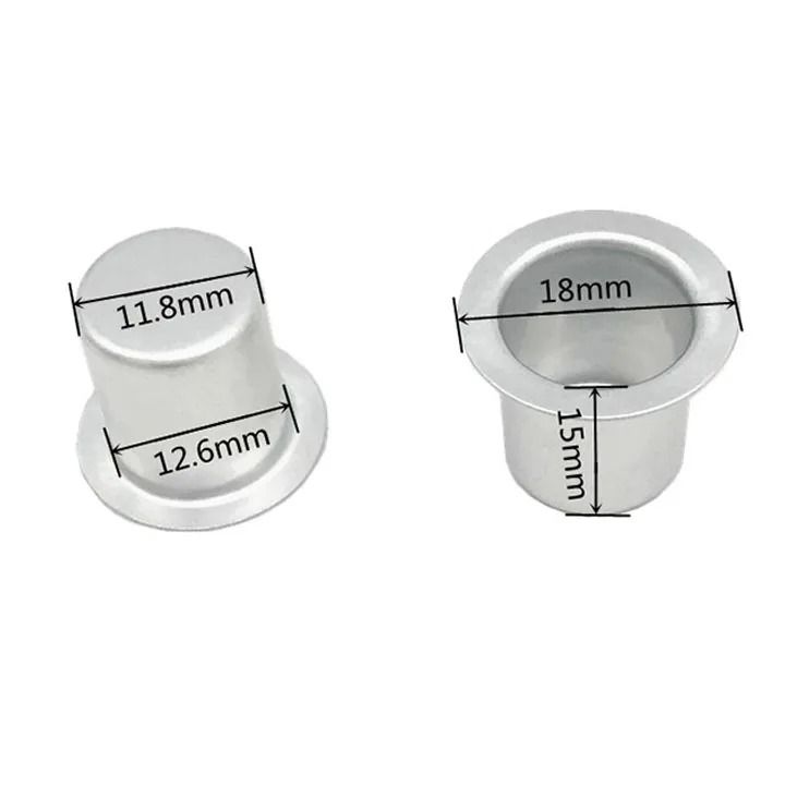 Metal Candle Drip Protectors (10-Piece Set)