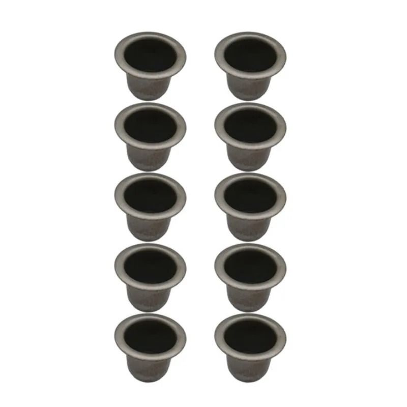 Metal Candle Drip Protectors (10-Piece Set)