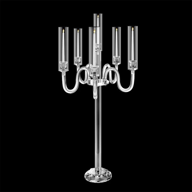 6-Arm Acrylic Conical LED Centerpiece