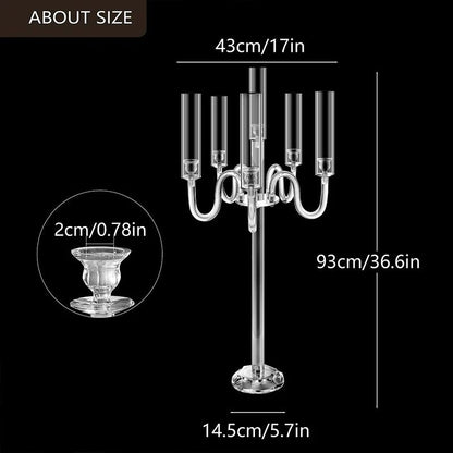 6-Arm Acrylic Conical LED Centerpiece